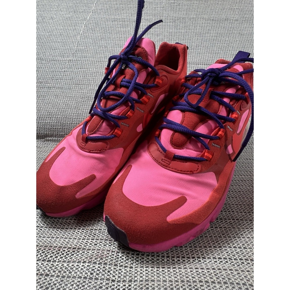 Nike Air Max 270 React AT6174-600 Mystic Red Pink Blast Sneaker Synthetic US-8